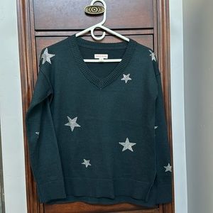 Knox Rose blue star sweater size xs